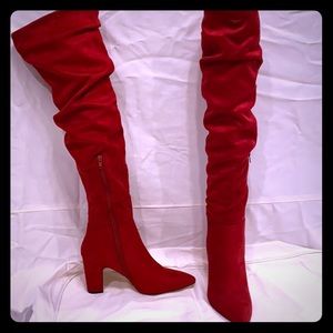 Chinese Laundry Rami Over-the-knee Boot in Red